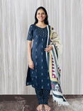 MGL014 - Black with white butta salwar set
