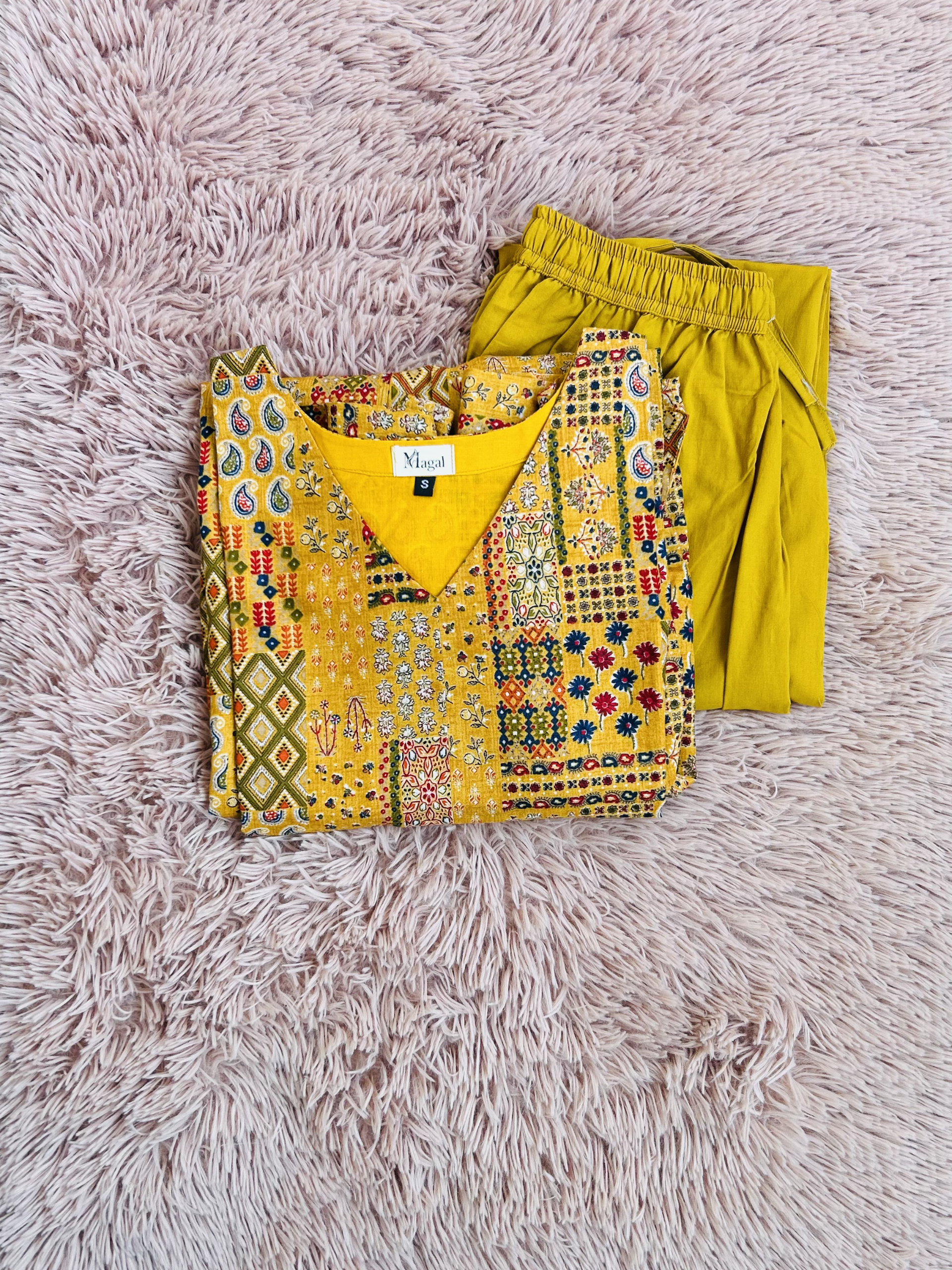 MGL004 - Mustart yellow coord set