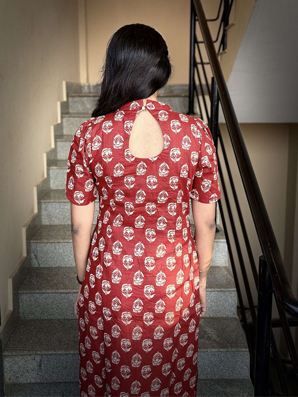 MGL010 - Brick red kurti