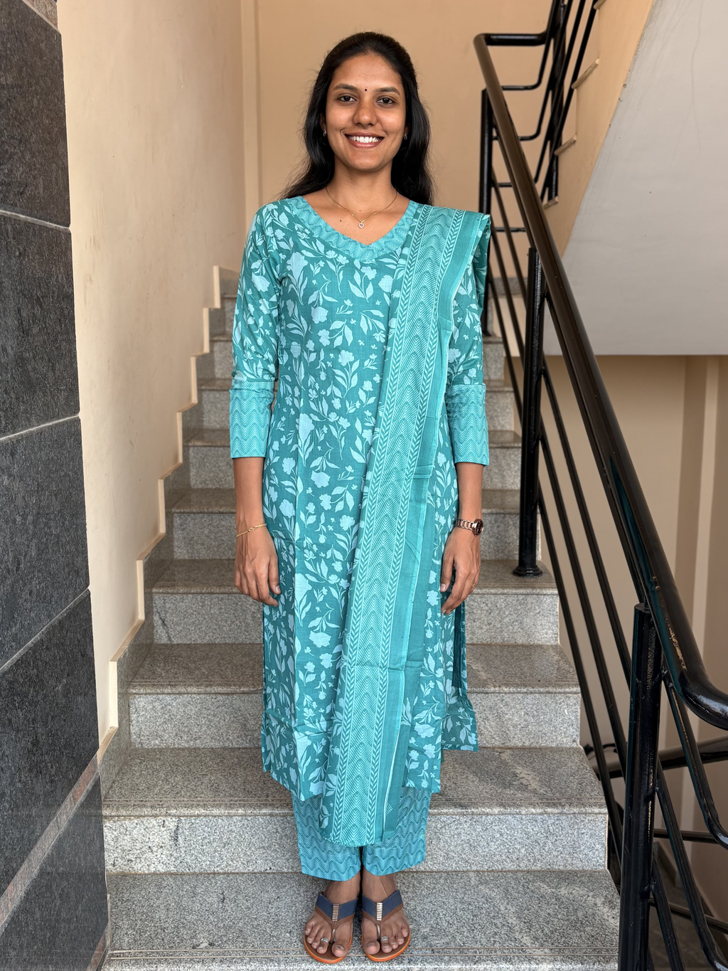 MGL003 - Turquoise salwar set