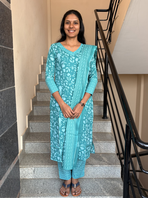 MGL003 - Turquoise salwar set