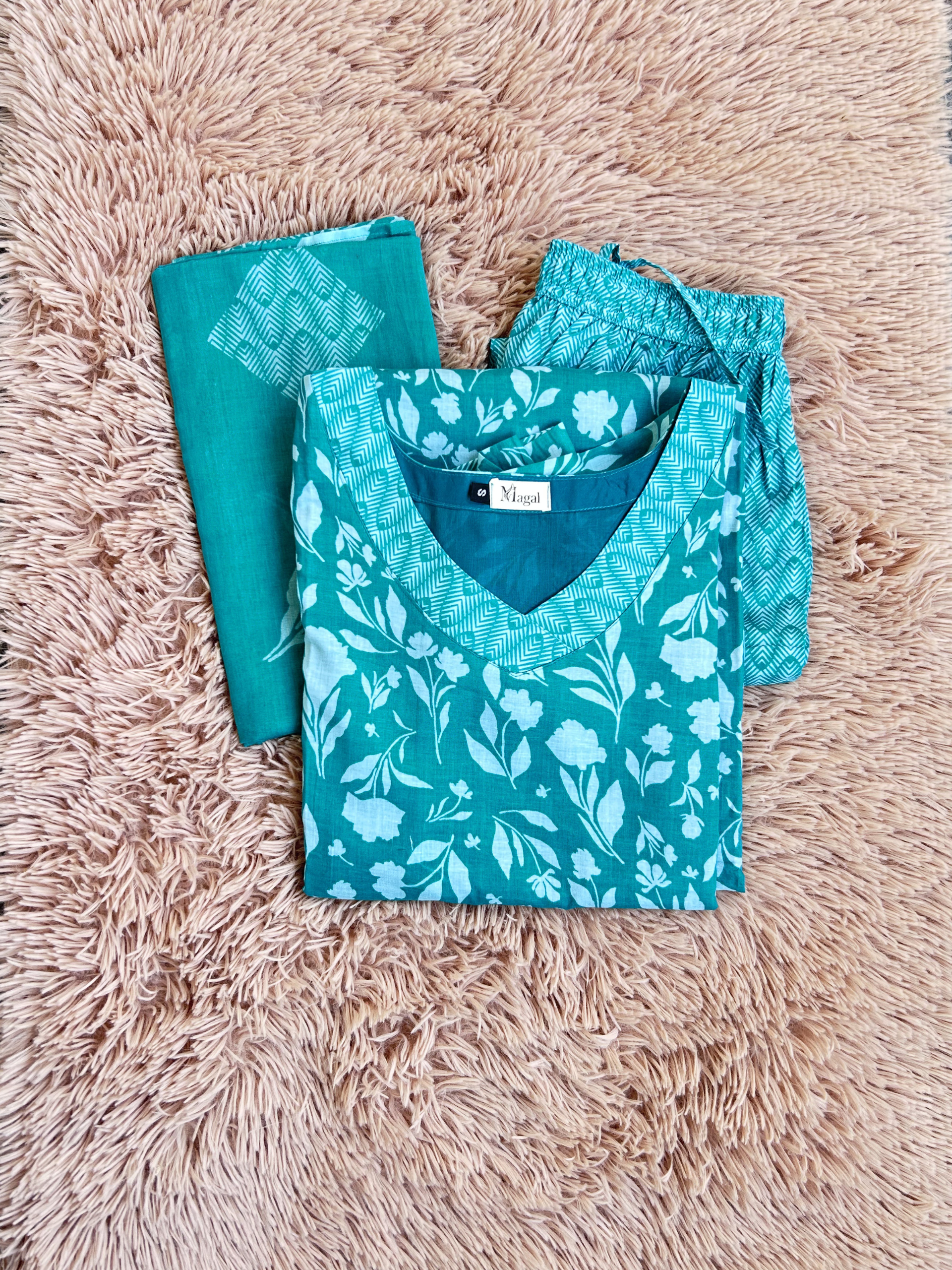 MGL003 - Turquoise salwar set